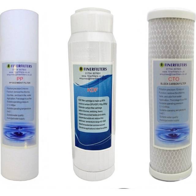 "3 Stage 10"" HMA Heavy Metal Reduction System Replacement Water Filters"
