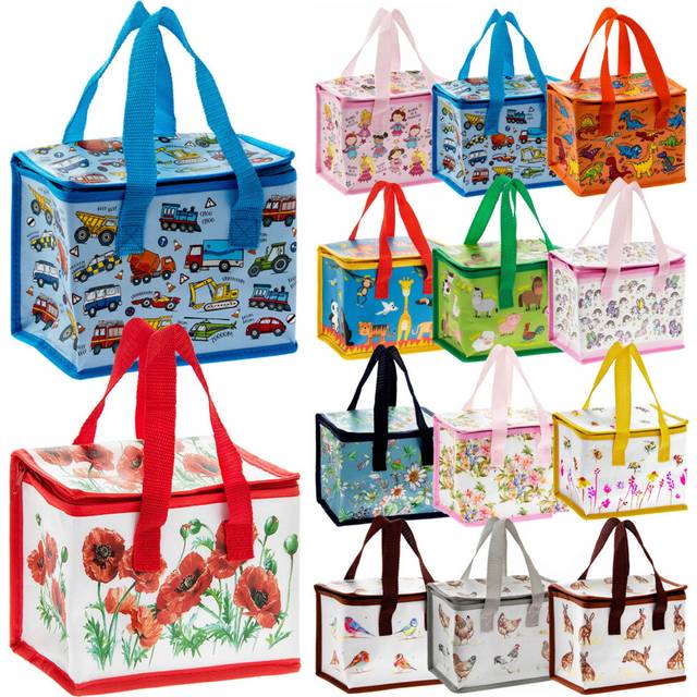 Childrens lunch bags insulated cool bag kids school lunchbox food picnic bag box