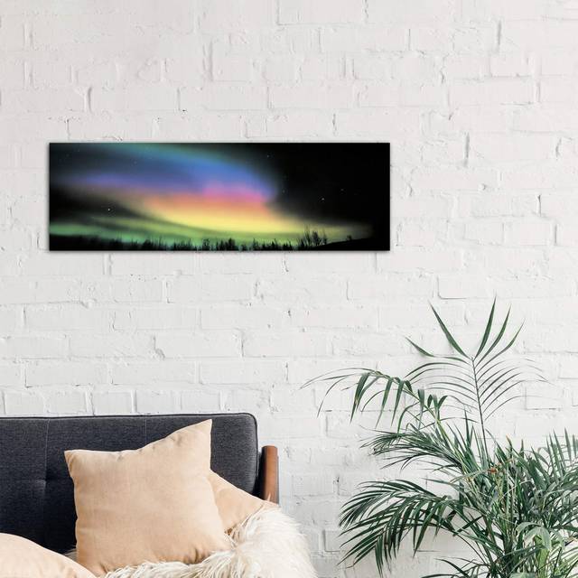 'Northern Lights' - Wrapped Canvas Photograph Print (121.92 cm H x 40.64 cm W x 3.175 cm D)