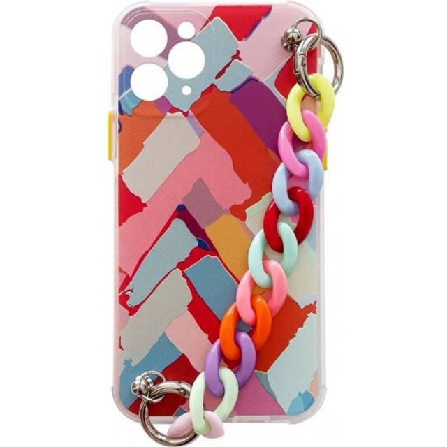 Color Gel Chain Pendant Skal Galaxy A42 5G - FlerfÃ¤rgad