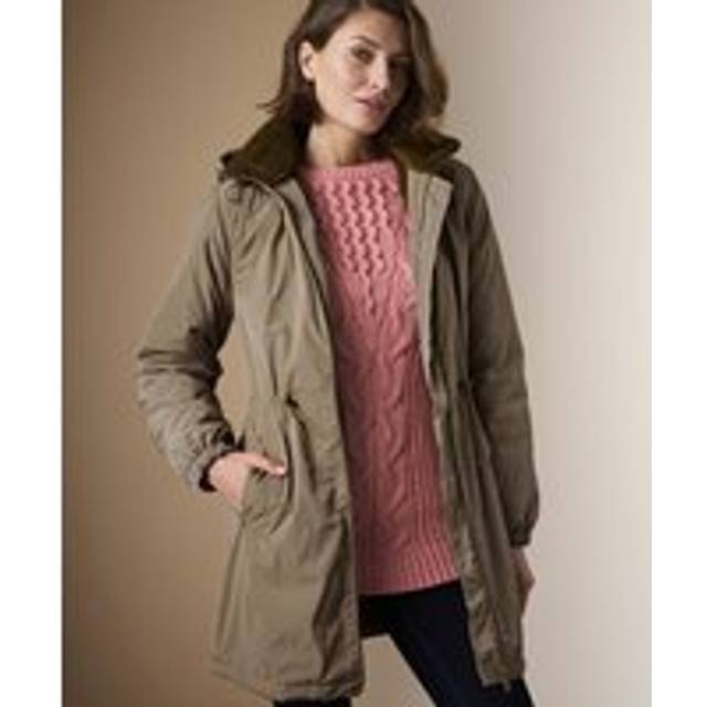 Rain Bouncer Faux Fur Lined Parka - Stone - 14/16