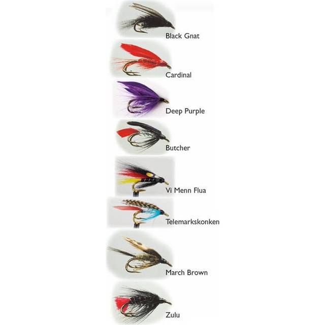 Hurricane Wet Fly Double flugor 8-pack