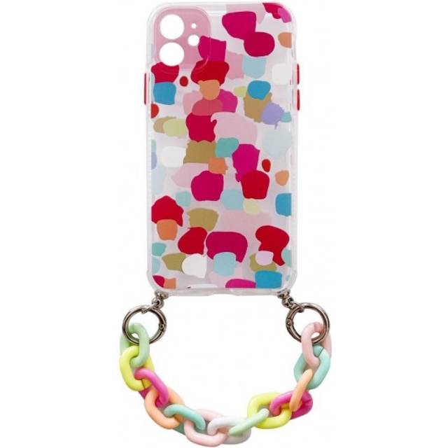 Color Gel Chain Pendant Skal Galaxy A42 5G - FlerfÃ¤rgad