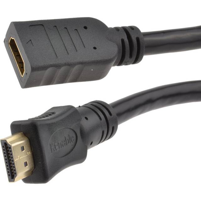 kenable HDMI 2.0 High Speed 4K UHD TV Extension Lead Male to Female Cable 0.5m