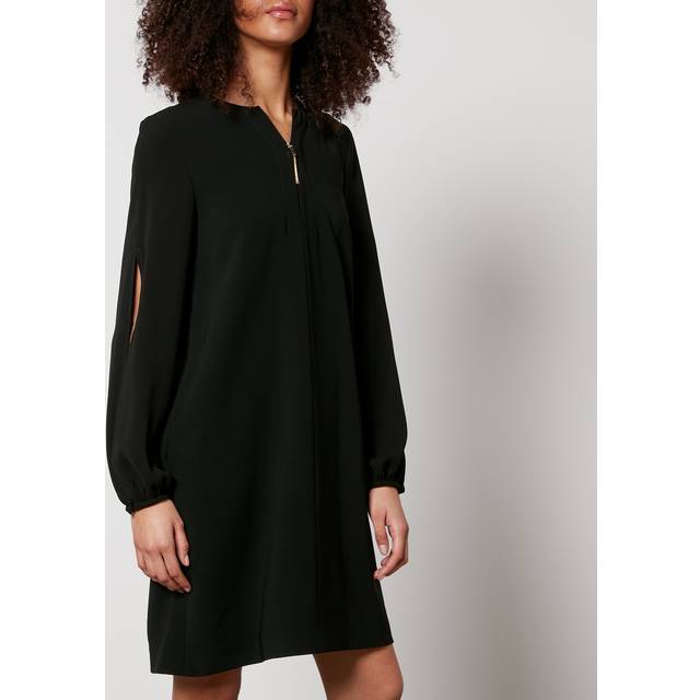 Max Mara Studio Sansa Georgette Dress - UK 8 - Black