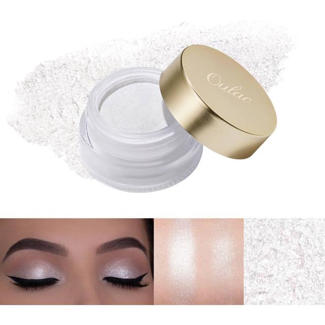 Oulac Shimmer White Cream Eyeshadow-Eyeshadow Prime| as Highlighter Wa