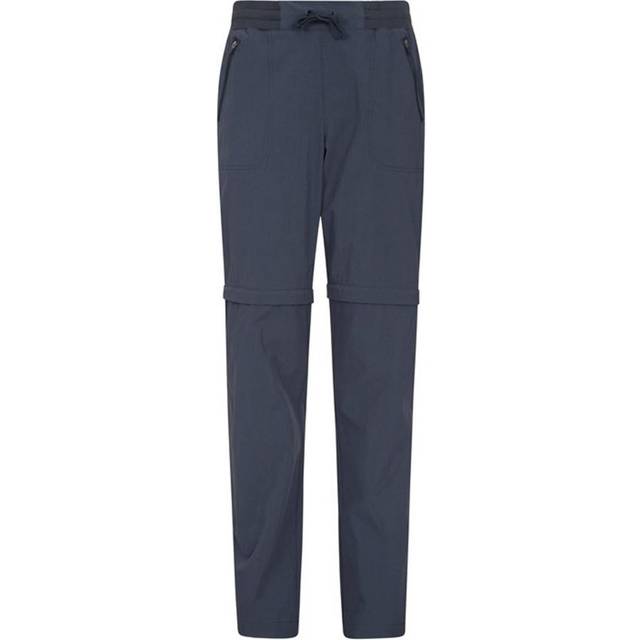 Mountain Warehouse Womens/Ladies Explorer Zip-Off Hiking Trousers (Navy) - Size 4 Regular (UK Womens)