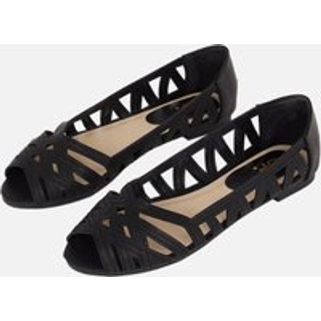 Women's Dorothy Perkins Womens/Ladies Prim Peep Toe Pumps - Black - Size: 7