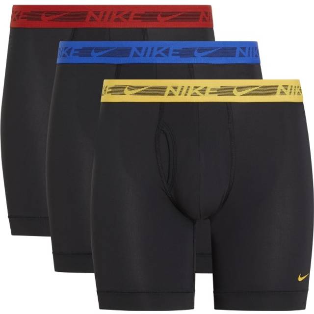 Nike 3-pack Dri-Fit Ultra Stretch Micro Boxer Brief - Black/Red - X-Large * Kampanj *