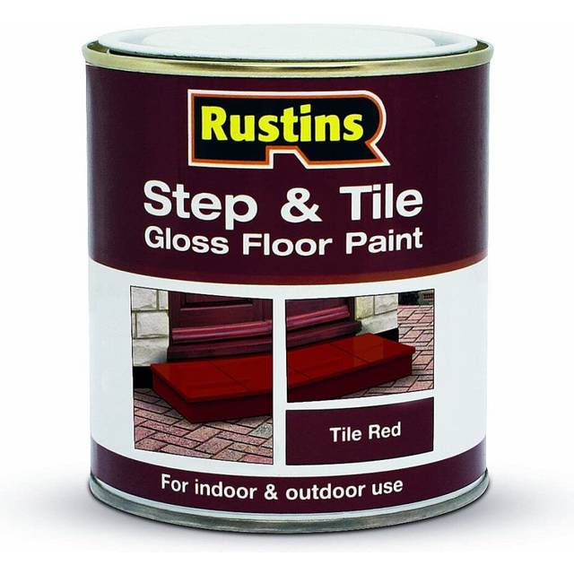 Rustins Step and Tile Paint - Red 500ml