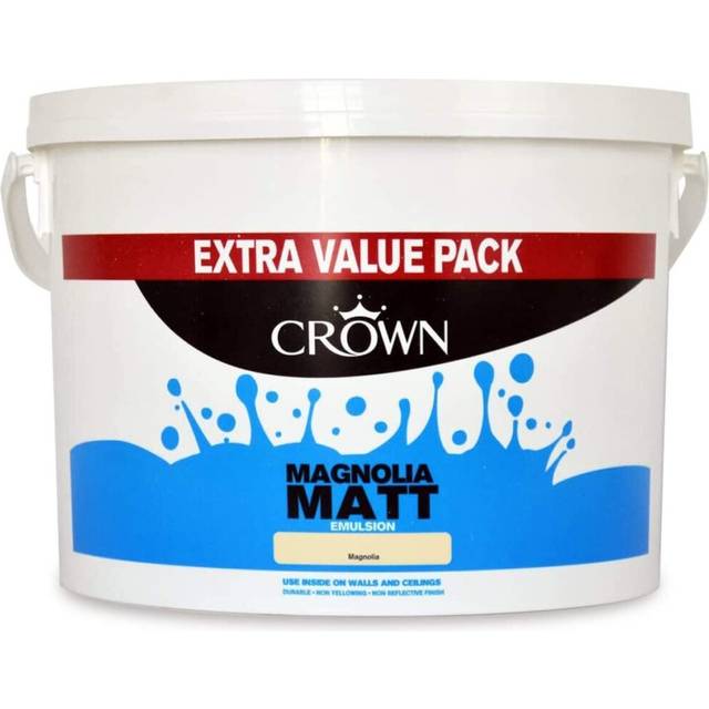 Crown 7.5L - Standard Matt Emulsion - Magnolia