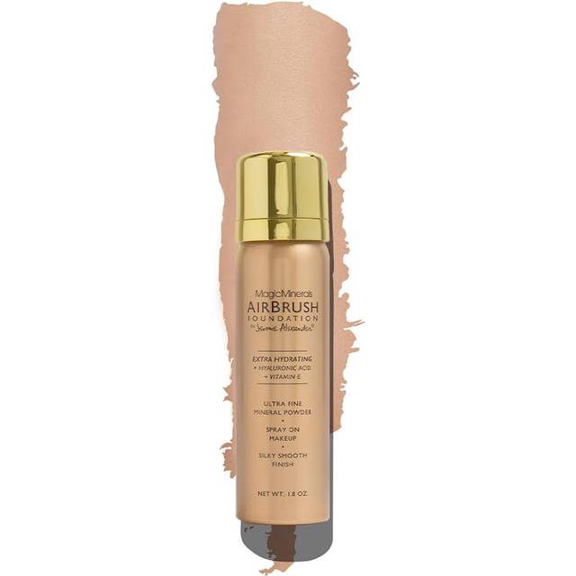 Jerome Alexander Airbrush Foundation Ultra Hydrating  Spray Foundation Makeup with 2x the Active Ingredients  Ultra-Light  Buildable  Full Coverage Fo