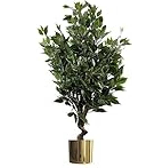 80cm Large Artificial Mango Tree Plant with Metal Planter