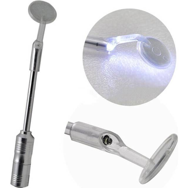 Dropshipping Dental Mouth Mirror Reflector Odontoscope Dentist Equipment with LED Light Oral Inspection Equipment Oral supplies