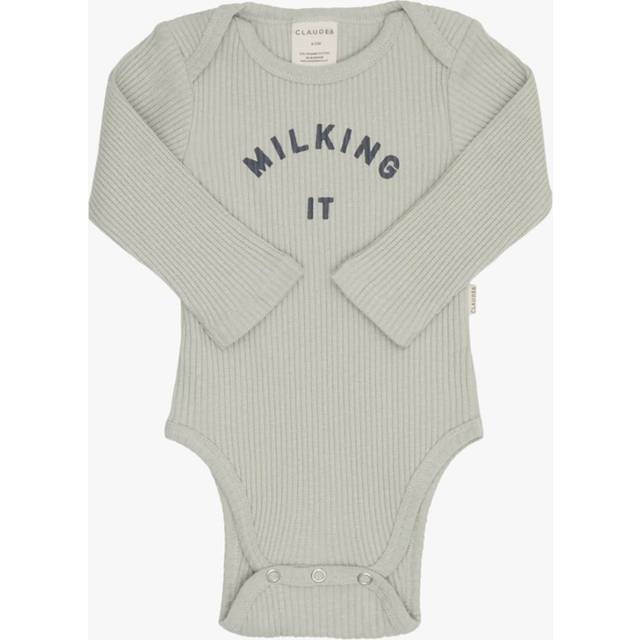 Claude & Co Baby Organic Cotton Milking It Bodysuit