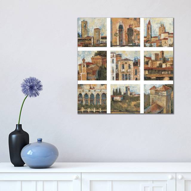 Tuscan Series by - Wrapped Canvas Painting (45.72cm H x 45.72cm W x 1.91cm D)