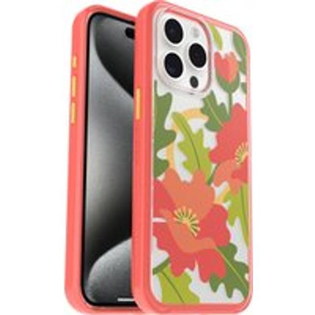 iPhone 14 and iPhone 15 Case | Symmetry Series for MagSafe Quilted Poppies - Red