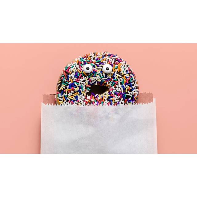 Funny Donut (76cm H x 76cm W x 3.8cm D)