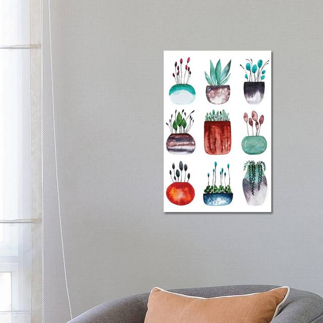 Tiny Collection by Lesia Binkin - Wrapped Canvas Painting (66.04cm H x 45.72cm W x 1.905cm D)