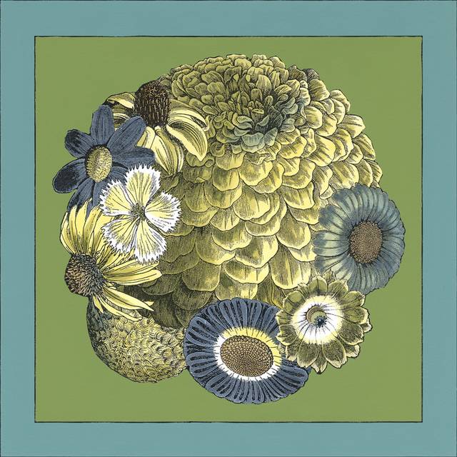 Small Celadon Bouquet II by Chariklia Zarris - Wrapped Canvas Graphic Art (30cm H x 30cm W x 3.8cm D)