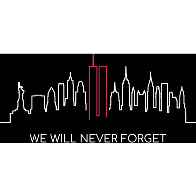 Memorial Banner by Greens87 - Wrapped Canvas Square Print (30cm H x 30cm W x 3.8cm D)