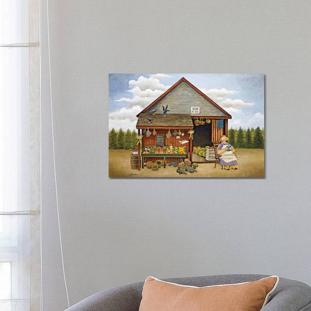 Local Market by Lowell Herrero - Wrapped Canvas Graphic Art (45.72cm H x 66.04cm W x 3.81cm D)