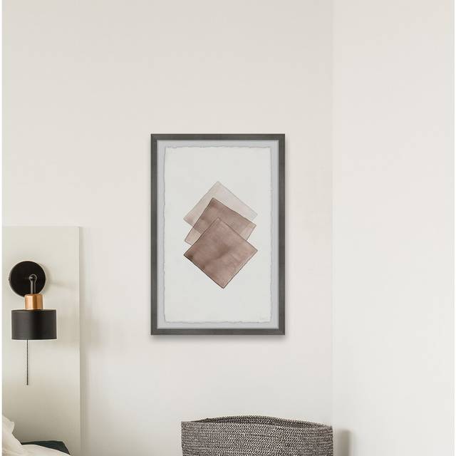 'Sheets of Mud' Framed Painting (91 cm H x 61 cm W)