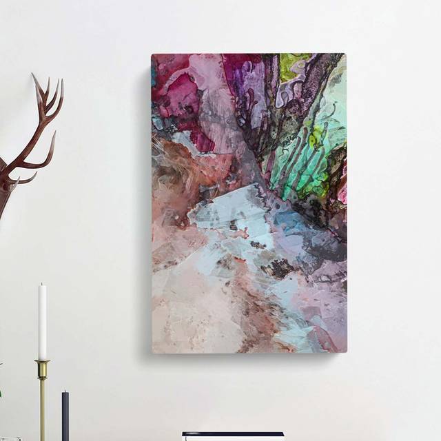 Paint the Sky in Abstract - Wrapped Canvas Painting Print (50cm H x 35cm W x 3cm D)