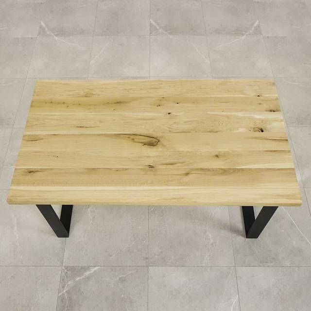 Isaias Solid Oak Dining Table (H75cm x L160cm x W80cm)