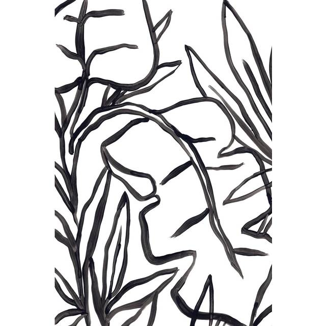 Naive Foliage I by June Erica Vess - Wrapped Canvas Painting (46cm H x 30cm W x 3.8cm D)