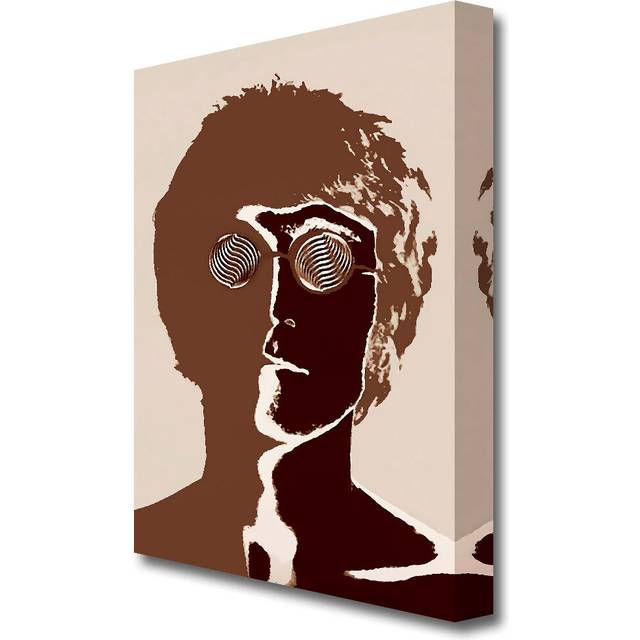 John Lennon - Graphic Art Print on Canvas (121.9 cm H x 81.3 cm W)