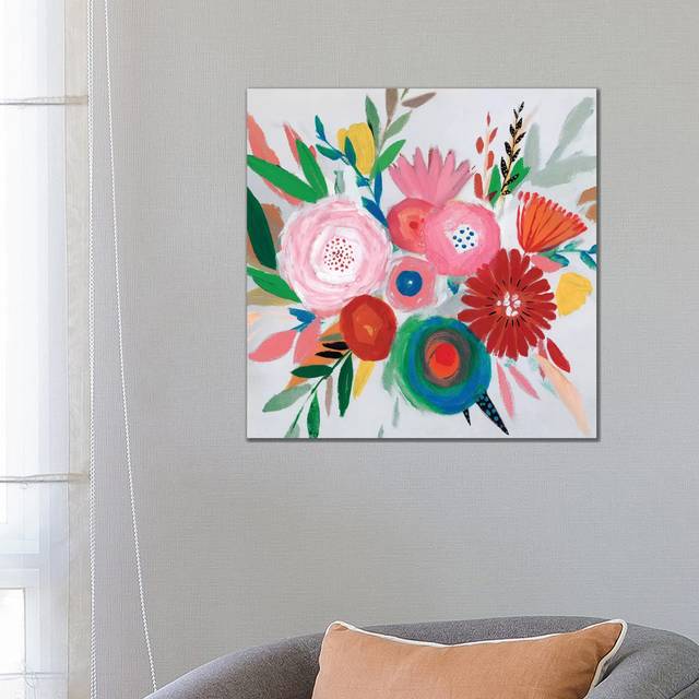 Circular Colour Palette II by Isabelle Z - Wrapped Canvas Painting (66.04cm H x 66.04cm W x 3.81cm D)