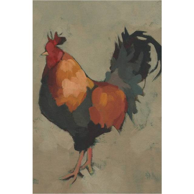 Roost Ruler II by Jacob Green - Wrapped Canvas Painting (30.48cm H x 20.32cm W x 1.91cm D)