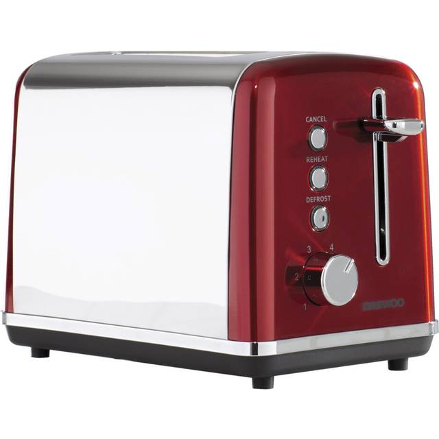DAEWOO KENSINGTON 2 SLICE TOASTER RED