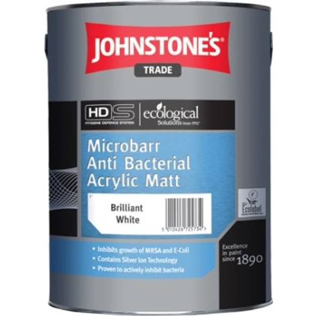 Johnstones Trade - Microbarr Anti Bacterial Acrylic Eggshell (Tinted) 5L