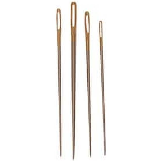 Hand sewing gold plated tapestry needles by pony size 24-26