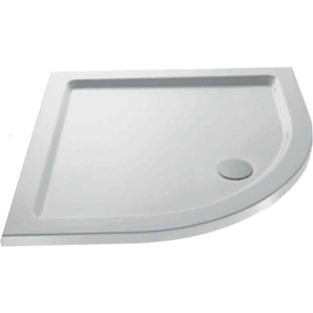 Shower Tray in White (4cm H x 100cm W x 100cm D)