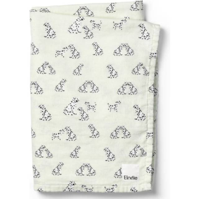 Elodie Bamboo Muslin Blanket Darling Dalmatians 0-3 år