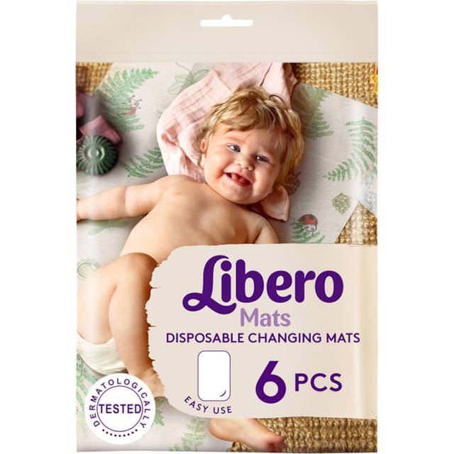 Libero Mats Skötbordsunderlägg engångsbruk 6-pack