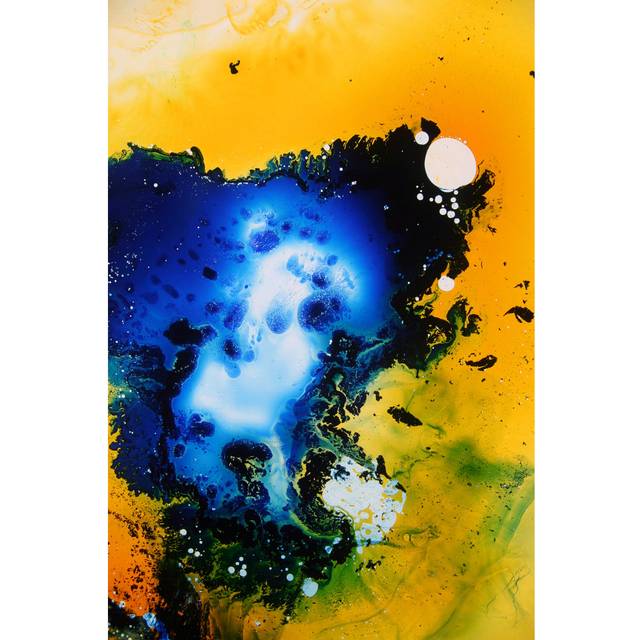 Abstract Fluid Painting - Wrapped Canvas Art Prints (91cm H x 61cm W x 3.8cm D)