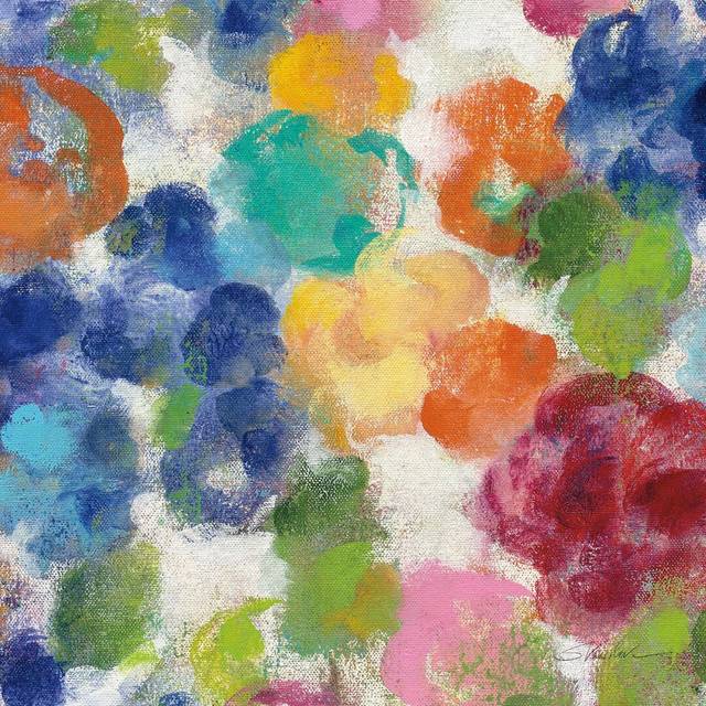 Hydrangea Bouquet I Square II by Silvia Vassileva - Wrapped Canvas Painting (122cm H x 122cm W x 3.8cm D)