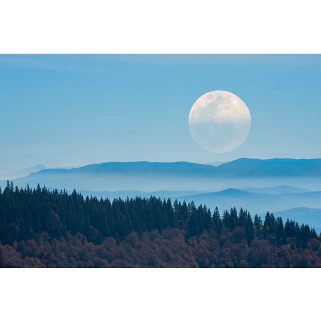 Harvest Moon by M-Gucci - Wrapped Canvas Photograph (61Cm H x 91Cm W)