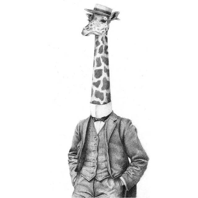 High Class Gentleman (152.5 cm H x 101.5 cm W)