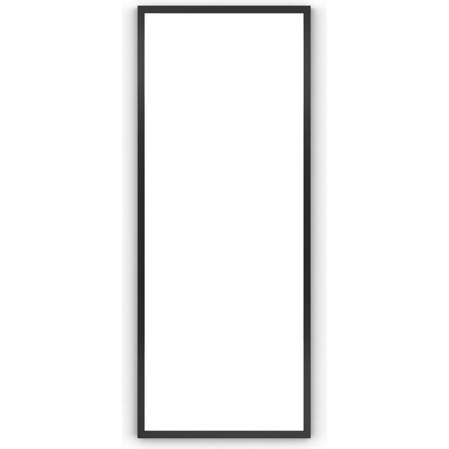 Kaivhon Metal Framed Wall Mounted Bathroom Mirror - Black (100 cm H x 40 cm W)