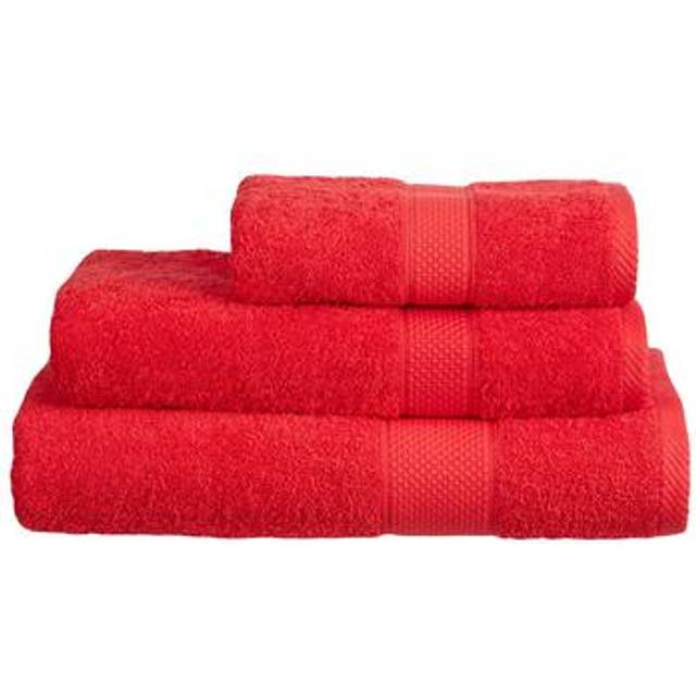 Luxury Ringspun Turkish Cotton Towel Range - Red / 0.3kg / Hand Towel / 90cm