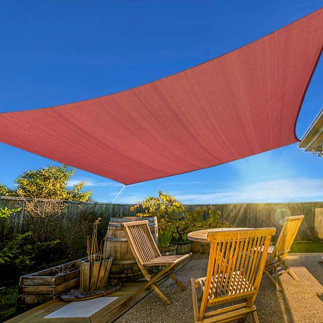 Artpuch 8'x12' Sun Shade Sail Curved Commercial Outdoor Shade Cover Ru