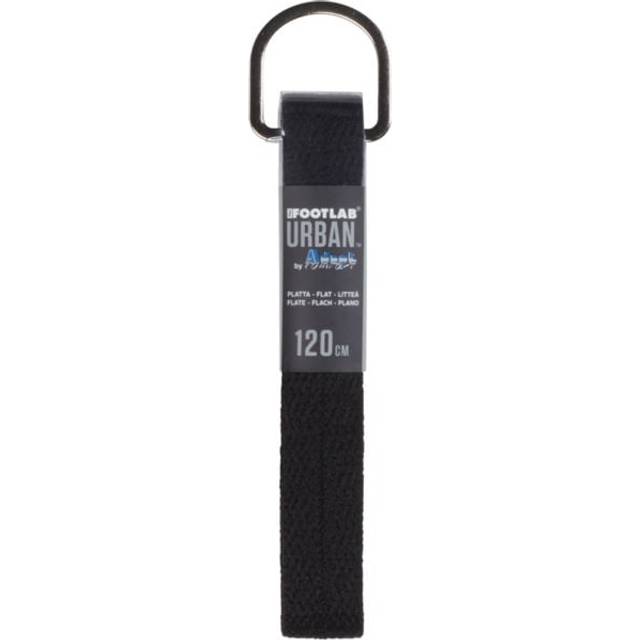 Flat 120 cm skosnören, Svart, Unisex, ONESIZE