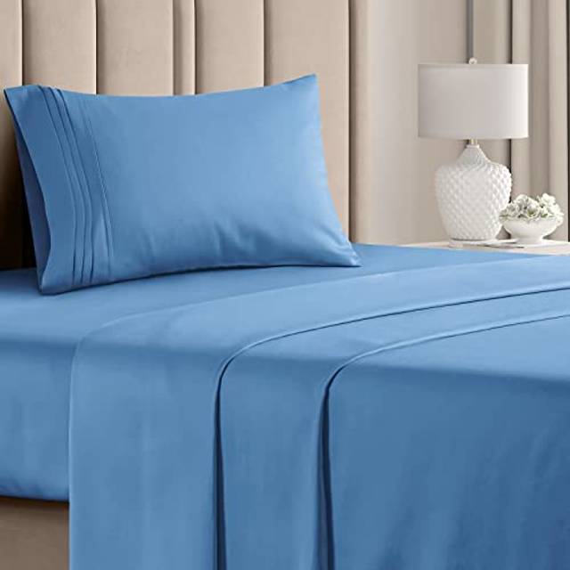 Twin XL Size 3 Piece Sheet Set - Comfy Breathable & Cooling Sheets - Hotel Luxury Bed Sheets for Women & Men - Deep Pockets  Microfiber  Soft & Wrinkl