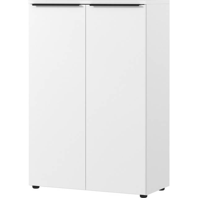 GERMANIA GW-Mailand Filing Cabinet Chipboard 2 Shelves 810 x 400 x 1,200 mm White
