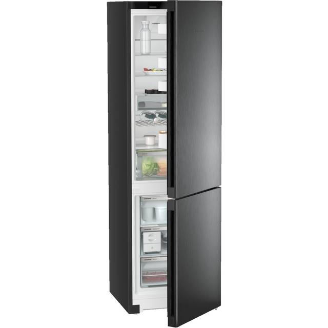 Liebherr CNBDA5723 Fridge Freezer Frost Free - Black Steel Doors